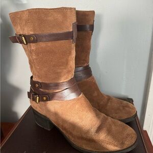 Bandolino Brown Suede Boots 8.5
